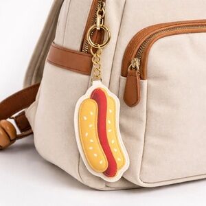 Universal Thread Hot Dog Charm | Bag Charm Keychain Novelty Accessory